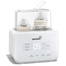 Baby Bottle Warmer, Grownsy 8-in-1 Fast Milk Warmer with Timer Breastmilk or Formula, Fits 2 Bottles, Accurate Temperature Control, with Defrost, Sterili-zing, Keep, Heat Baby Food Jars Function by TinyTreasures Baby Boutique