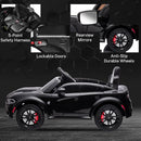12V 7Ah Kids Electric Ride on Car, Licensed Dodge Charger SRT Hellcat, Battery Powered 4-Wheels Toy Car Electric Vehicle for Kids with Remote Control, 3 Speeds, LED Lights, Music (Black) by TinyTreasures Baby Boutique