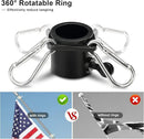 COCONUT Flag Pole for House, 5FT Black Stainless Steel Wall Mount Flagpole Suitable for 3x5 American Flags, Perfect for Yard Truck Porch Boat (Flag Pole Only) by GreenHaven Gardens