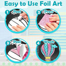 FUNNYB&G Foil Art Craft Activity for Kids - Gift for Boys Crafts for Kids Fun Art Supplies DIY Creative Travel Toy, Birthday Gift Party Favor Toys for Girls Boys 4 5 6 7 8 9 Years Old (Vehicle) by TinyTreasures Baby Boutique