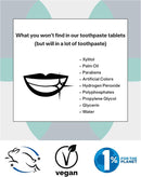 New Formula, Unpaste Toothpaste Tablets, Fluoride Mint, Xylitol Free, Vegan, Plastic Free, Travel-Friendly, Resealable Packet, 125ct, 2 Month Supply by CozyNest Decor