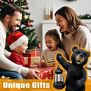 Solar Lantern Garden Statues Decor, Outdoor Bear Figurine Lights for Yard Patio Decoration - Unique Christmas Housewarming Gift for Grandma Wowen Mom by GreenHaven Gardens