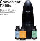 Scent Better Plug in Essential Oil Waterless Diffuser for Home, Hotel, Spa, Office with 500 sq ft Coverage - Includes Free Linen Breeze (Black) by TinyTreasures Baby Boutique