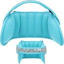 NAPUP Child Head Support for Car Seats – Safe, Comfortable Head & Neck Pillow Support Solution for Front Facing Car Seats and High Back Boosters – Baby Infant Toddler & Kids Travel Accessories (Teal) by TinyTreasures Baby Boutique