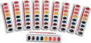 Watercolor Refill Sets Classpack - Bulk set of 50, 8 oval colors each - Classroom Paint and Craft Supplies for Kids by TinyTreasures Baby Boutique