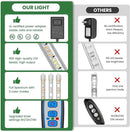 LED Plant Grow Light Strip, 36W 360 LEDs Grow Lights for Indoor Plants Full Spectrum with 6/12/16H Timer, 660nm/3000K/6000K Sunlike Grow Lamp for Seeds Starting Hydroponics Succulents by GreenHaven Gardens