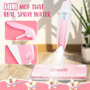 Pink Mini Spray Mop for Toddler-Girls Montessori Cleaning Toy That Real Spray Water,Pretend Playhouse Essentials for Girls Ages 3-8,Toddler Educational Housekeeping Set by TinyTreasures Baby Boutique