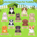 Toddler Toys for 1 2 3 Year Old, 20 Pcs Dog Toys for Kids, Montessori Educational Counting, Matching & Sorting Motor Skills, Christmas Birthday Gifts for Baby Boy Girl Aged 12-18 Months by TinyTreasures Baby Boutique