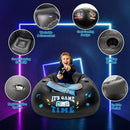 Inflatable Gaming Chair for Kids, Floor Bean Bag Chair for Teens - Boys Room Furniture with Cup Holder and Side Pocket, Inflatable Gaming Couch for Boys Room, Cool Kids Blow Up Couch Decor for Teens by TinyTreasures Baby Boutique