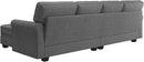 HONBAY Convertible Sectional Sofa with Storage U Shaped Sectional Couch with Reversible Chaise Small Sectional Couches for Living Room,Grey by CozyNest Decor