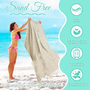 Oversized Turkish Beach Towel Blanket Cotton Giant XL Sandproof Towels Huge Linen XXL Extra Large Big Throw Quilt Blankets for Adults Beige Dolphin by TinyTreasures Baby Boutique