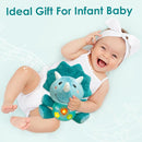 iPlay, iLearn Baby Dinosaur Musical Toys, Newborn Boys Gift, Soft Dino Plush Stuffed Animal, Infant Light Music Time, 1st Birthday Shower Gift Stuffers for 0 1 2 3 6 9 12 18 Month 1-3 Yrs Toddler Girl by TinyTreasures Baby Boutique
