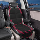 Car Seat Protector for Child, 2 Pack With Mesh Pockets & Non-Slip Backing 600D Durable Under Baby Seat Cover for Back Seat (Burgundy, Standard) by TinyTreasures Baby Boutique