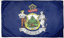 FlagSource Maine Nylon State Flag, Made in the USA, 3x5' by GreenHaven Gardens