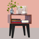 Serena Solid Wood Nightstand by Megsu