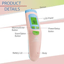 Amplim Non-Contact Forehead Thermometer for Adults, Kids & Infants | Ampmed No-Touch Medical Grade Temporal Fever Thermometer with Case, Nurse Accessories for Work, FDA-Cleared Pink Termometro Digital by TinyTreasures Baby Boutique