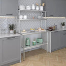 AmGood Double OverShelf Stainless Steel NSF - Many (48" Long x 14" Deep) by CozyNest Decor