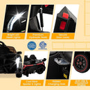 Costzon Ride on Car, Lamborghini Licensed 12V Battery Powered 4WD Sports Car with Remote Control, 3 Speeds, Hydraulic Doors, LED Lights, Towing Wheel, Horn, Music, Electric Vehicle for Kids Aged 3-8 by TinyTreasures Baby Boutique