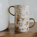 Sweet Water Decor Boss Lady Mug, 17 oz Cute Coffee Mug with Gold Handle for Women Bosses, Large Cup for Tea, Espresso & Hot Cocoa, Birthday Gift Idea for Coworkers, Friend, Mom, & Wife by CozyNest Decor