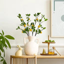 ucky Artificial Lemon Branches，4pcs of 27 Inch, Realistic Green Leaves and Yellow Lemon Fruit, Spring Summer Decoration Plants, Kitchen Decor Plant, Home Decor Plants，Greenery Stems by CozyNest Decor