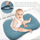 Muslin Baby Lounger Cover Soft Organic Cotton Slipcover Fits Newborn Lounger for Baby Boys and Girls (Blue) by TinyTreasures Baby Boutique