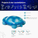 Cloud b Calming Nightlight Star Projector | Gentle Brightness | 3 Colors | 8 Constellations | Auto-Shutoff | Twilight Turtle Blue by TinyTreasures Baby Boutique