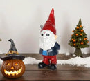 Horror Garden Gnome Decor - 5.5" Halloween Outdoor Statue, Spooky Valentines Gifts & Creepmas Collectible (Weatherproof Resin) by CozyNest Decor