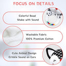 Baby Rattles 0-6 Months Newborn Toys Infant Toys 0-6 Months Rattles for Babies 0-6 Months Baby Toys 0-6 Months, Black and White High Contrast Baby Toys for 0 3 6 9 12 Months (Baby Rattles) by TinyTreasures Baby Boutique