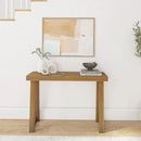 Plank+Beam Solid Wood Console Table, 46.25 Inch, Sofa Table, Narrow Entryway Table for Hallway, Behind The Couch, Living Room, Foyer, Easy Assembly, Pecan by CozyNest Decor