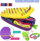 Friendship Bracelet Making Kit Toys, Ages 7 8 9 10 11 12 Year Old Girls Gifts Ideas, Birthday Present for Teen Girl, Arts and Crafts String Maker Tool, Bracelet DIY, Kids Travel Activity Set by TinyTreasures Baby Boutique