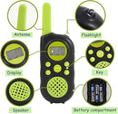 Walkie talkies for Kids, Kids walkie talkies 2 pcs, Toddler walkie talkies, Long Range walkie Talkie with Clear intercom Sound, 22 Channels with Backlit LCD Flashlight, for Outside, Camping, Hiking by TinyTreasures Baby Boutique