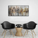 New York City Wall Art -Framed Modern Abstract Wall Art for Living Room, Office & Bedroom Cityscape & Paintings for Bedroom brooklyn bridge Pictures Wall Decor Chicago Artwork for Walls 20×40IN by CozyNest Decor