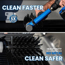 Grill Brush, Cleaning Kit, Drill Attachment, Grill Cleaner, No Metal, BBQ Grill Brush, Perfect for Removing Rust, Grime, Grease, and More by GreenHaven Gardens