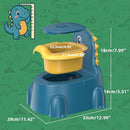 Potty Training Toilet Toddler Potty Chair Kids Boys Girls Dinosaur Animal Comfortable Potties Training Seat for Childrens Ages 1-3 Portable Baby Toilets with Lid Back Easy to Clean Potty Trainer,Blue by TinyTreasures Baby Boutique