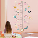 Kids Measuring Height Wall Decals Cute Cartoon Animal Stickers DIY Removable Peel and Stick Kids Room Wall Decoration for Boys and Girls Bedroom Nursey Classroom Playroom Decal by TinyTreasures Baby Boutique