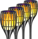 Outdoor Solar Lights Upgraded,Waterproof Flickering Flames Torches Lights Solar Spotlights Landscape Decoration Lighting Dusk to Dawn Auto On/Off Security Torch Light for Patio Driveway, 4P by GreenHaven Gardens
