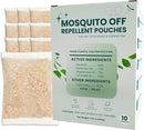 Mosquito Repellent Outdoor Patio, Ourdoor Mosquito Bug Repellent Deterrent Pouches, Mosquito Control for Home Yard Patio Camping Hiking (10 Pouches) by TinyTreasures Baby Boutique