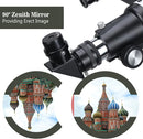 Telescopes, Telescope for Kids and Adults Beginners, 70mm Aperture 400mm Focus Length Refractor Travel Telescope with AZ Mount for Observe The Moon and Landscape (White) by TinyTreasures Baby Boutique