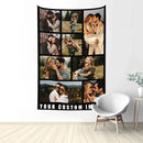 Custom Tapestry For Wall Bedroom Custom Backdrop Personalized Image Text Photo Customized Funny Tapestry Banners And Signs Multiple Pictures Vertical Tapestrys by CozyNest Decor