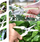 BUGUI Lightweight Garden Scissors - 7.5" Straight Blade Gardening Tool, Sharp Flower Shears for Cutting Flowers, Trimming Plants, Bonsai, Fruits Picking by GreenHaven Gardens