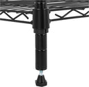 Amazon Basics 5-Shelf Tower Adjustable Storage Shelving Unit, Black, 16 D x 16 W x 54 H in by CozyNest Decor