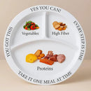 Bariatric Portion Control Plates for Weight Loss - Perfect for Bariatric Surgery Patients, Portion Control Containers for Easy Weight Management and Healthy Eating Habits - 2 Pack by CozyNest Decor