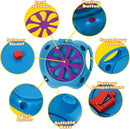 Spin Art Machine Variable Speed, Battery Operated Spinner - Paint Spinner with Splatter Guard, Washable Paint, Spin Art Kit, Stem Toys, Arts and Crafts by TinyTreasures Baby Boutique