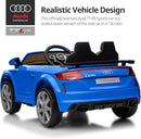 Licensed Audi Electric Kids Car, 12V Kids Ride-on Toy Car for Toddlers w/Remote - Dark Blue by TinyTreasures Baby Boutique