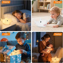ZKLiLi Shark Night Light, Cute Silicon Night Light for Kids, Nightlight with Remote，Portable Recharge Nightlight for Kid Room,Funny Gifts Stuff for Boys Girls Baby by TinyTreasures Baby Boutique