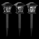 Alpine Corporation Solar-Powered Nature Inspired Pathway Lights, 3-Piece by GreenHaven Gardens