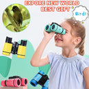 Kids Binoculars Best Gifts for 3-12 Years Boys Girls High-Resolution Optics Shockproof Mini Compact Binocuolar Toys Folding Small Telescope for Bird Watching Camping Outdoor Play by TinyTreasures Baby Boutique