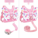 Accmor Toddler Harness Leash, Cute Butterfly Kids Leash + Anti Lost Wrist Link for Outdoor Travel, Adorable Child Walking Harness Wristband Assistant Strap Belt Keep Kids Close for Baby Boys Girls by TinyTreasures Baby Boutique