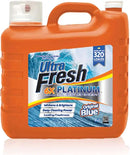 Ultra Fresh 2 x 2.5 Gallon Liquid Laundry Detergent Washing Soap for All Machine Types, 6X Platinum, Up to 640 Loads, Original Blue by CozyNest Decor