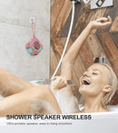 comiso Bluetooth Shower Speaker, Waterproof Bluetooth Speakers IPX7, Floating 2000mAh, Portable Wireless Speaker with LED Light, Loud HD Sound and Bass for Travel Beach Pool, Camping, Ideal Gifts. by TinyTreasures Baby Boutique